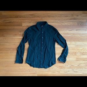3 for $45: Club Monaco Forest Green Long Sleeve Oxford Shirt